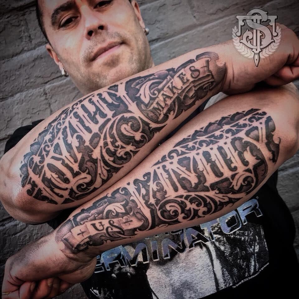 Татуировки надписи на русском языке (78 фото)